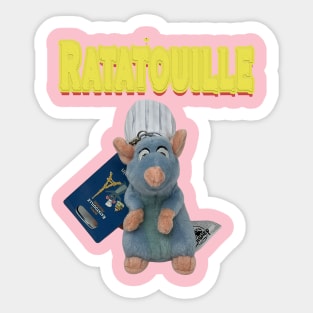 Ratatouille Movie T shirt Yellow1 Sticker